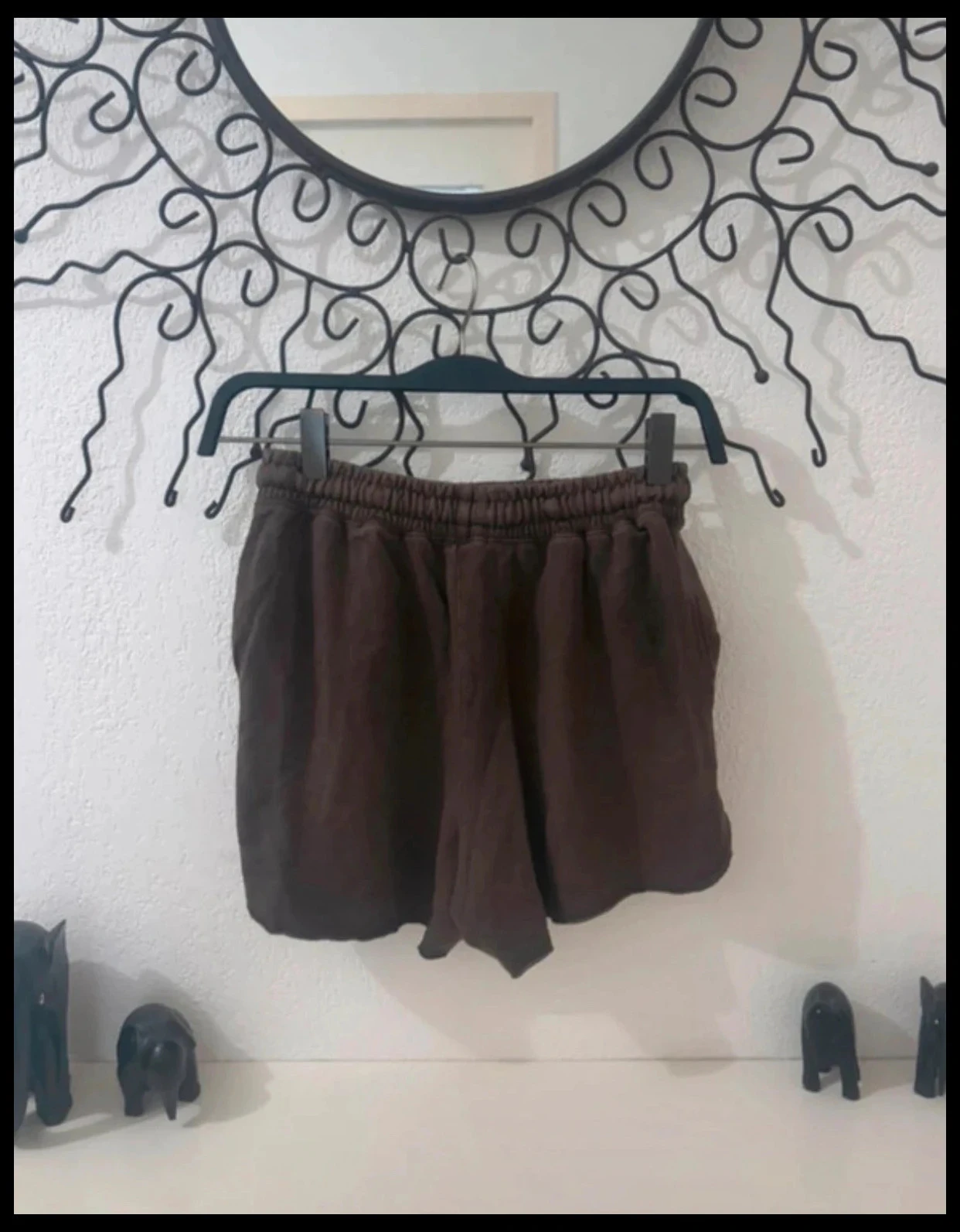 Mini-Short Marrom Pull & Bear Pacific Republic – Tamanho XS Descanso – photo 3